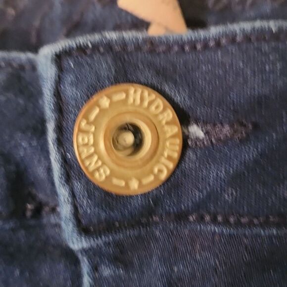 Hydraulic Women's "Nolita" Skinny Ankle Jeans in Dark Wash Size 10P - Picture 4 of 10